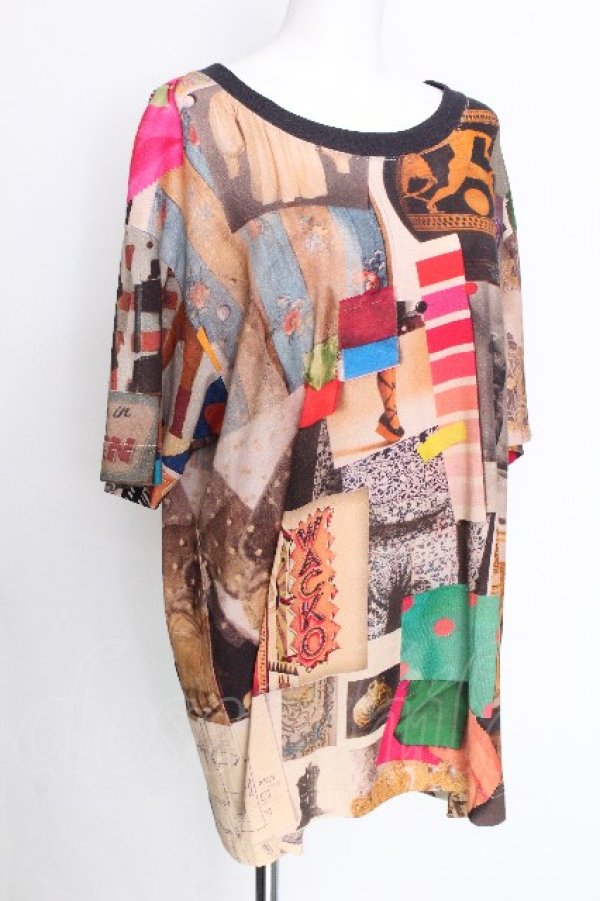 画像3: ヴィヴィアンウエストウッド MAN 中古 / MOODBOARD PRINT オーバーサイズシャツ 48  S-26-08-16-040-bl-AS-ZS (3)