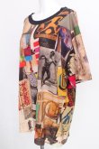 画像4: ヴィヴィアンウエストウッド MAN 中古 / MOODBOARD PRINT オーバーサイズシャツ 48  S-26-08-16-040-bl-AS-ZS (4)