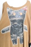 画像4: ヴィヴィアンウエストウッド 中古 / コンパクトスムースPUNK CATビッグマン Ｔシャツ  ブラウン  S-26-08-16-045-ts-AS-ZS (4)