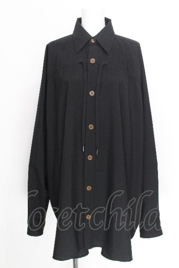 画像2: ヴィヴィアンウエストウッド 中古 / RIFFLEシャツ  黒  S-26-08-16-046-bl-AS-ZS (2)
