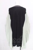 画像2: ヴィヴィアンウエストウッド MAN 中古 / BUY LESS CHOOSE WELL スウェット 00 黒ｘグリーン  S-26-08-16-047-ts-HR-ZS (2)