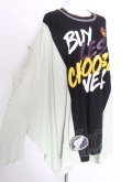 画像3: ヴィヴィアンウエストウッド MAN 中古 / BUY LESS CHOOSE WELL スウェット 00 黒ｘグリーン  S-26-08-16-047-ts-HR-ZS (3)