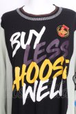 画像5: ヴィヴィアンウエストウッド MAN 中古 / BUY LESS CHOOSE WELL スウェット 00 黒ｘグリーン  S-26-08-16-047-ts-HR-ZS (5)