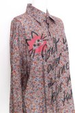 画像3: ヴィヴィアンウエストウッド MAN 中古 / KISS ME KITTY FLORETS ビッグクラシックシャツ  ベージュ  S-26-08-16-048-bl-AS-ZS (3)
