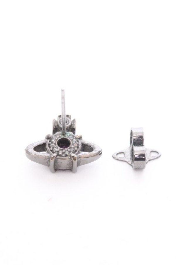 画像3: ヴィヴィアンウエストウッド 中古 / MAN.REINAシングルスタッドピアス  紫  S-26-08-16-009-er-AS-ZS (3)