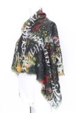 画像3: ヴィヴィアンウエストウッド 中古 / FREEDOM FIGHTER FLOWER スカーフ  マルチ  S-26-08-16-017-gd-AS-ZS (3)