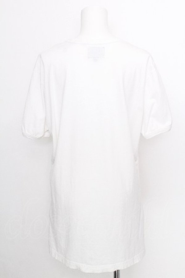 画像2: ANGLOMANIA 中古 / TS/オーブプリントTシャツ L 白  S-26-08-16-019-ts-AS-ZS (2)