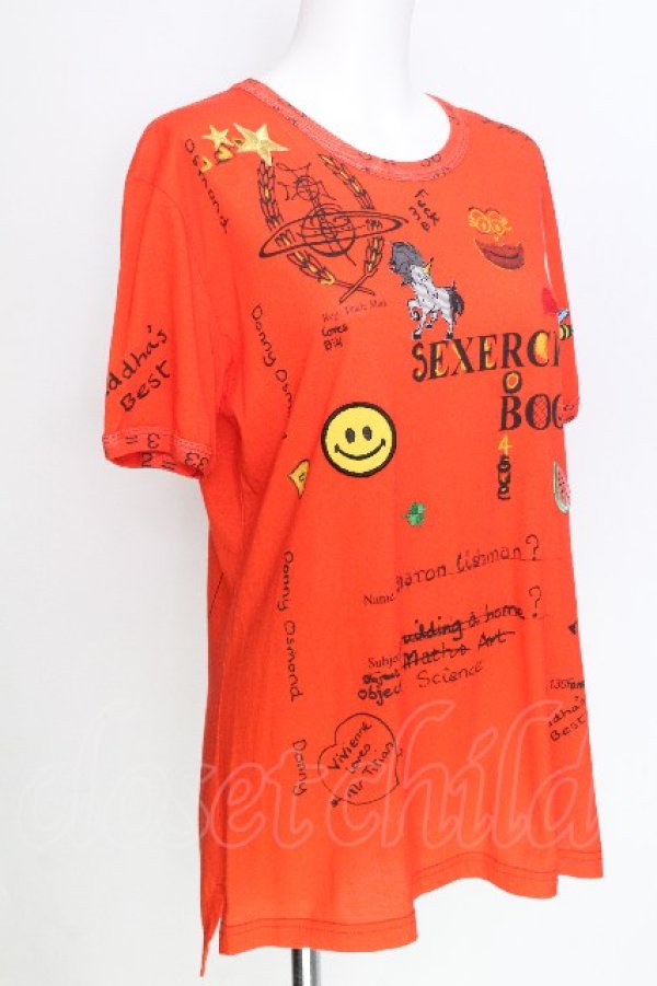 画像3: ヴィヴィアンウエストウッド 中古 / ANDREAS UNISEXTシャツ M オレンジ  S-26-08-16-024-ts-AS-ZS (3)