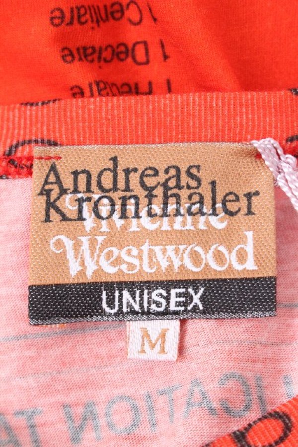 画像5: ヴィヴィアンウエストウッド 中古 / ANDREAS UNISEXTシャツ M オレンジ  S-26-08-16-024-ts-AS-ZS (5)