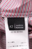 画像5: ヴィヴィアンウエストウッド 中古 / レジメン変形ブラウス 42 ワイン  S-26-09-06-029-bl-AS-ZS (5)