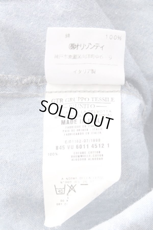 画像5: ヴィヴィアンウエストウッド 中古 / サーカスデニムシャツ 48 サックス  S-26-09-06-032-bl-AS-ZS (5)