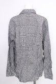 画像2: ANGLOMANIA 中古 / チェックシャツ 44 グレーｘ黒  S-26-09-06-034-sk-AS-ZS (2)