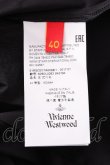 画像5: ヴィヴィアンウエストウッド 中古 / カラーオーブ刺繍高襟シャツ 40 黒  S-26-09-06-038-bl-AS-ZS (5)