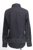 画像2: ヴィヴィアンウエストウッド MAN 中古 / オーブ刺繍シャツ 44 黒  S-26-09-06-048-bl-AS-ZS (2)
