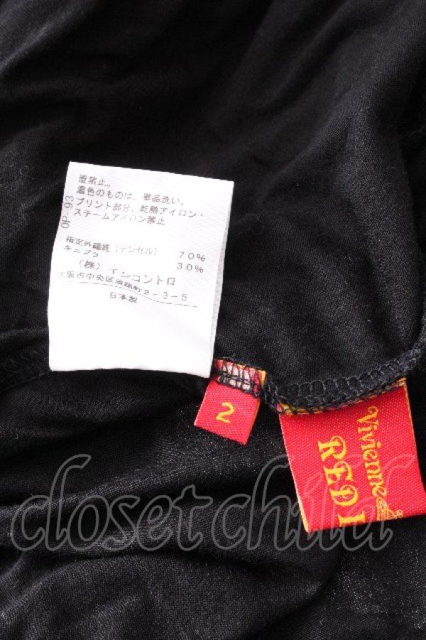 画像5: ヴィヴィアンウエストウッド 中古 / FUCKドルマンTシャツ 2 黒  S-26-09-06-049-ts-AS-ZS (5)