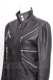 画像3: ヴィヴィアンウエストウッド 中古 / ユニオンジャックZIPレザージャケット 2 黒  S-26-09-06-050-jc-AS-ZS (3)