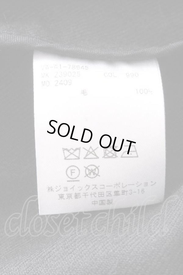 画像5: ヴィヴィアンウエストウッド MAN 中古 / ウールジャケット 46 黒  S-26-09-06-052-jc-AS-ZS (5)