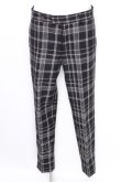 画像4: ヴィヴィアンウエストウッド MAN 中古 / SU/チェック柄セットアップ 44 グレーｘ黒  S-26-09-06-054-jc-AS-ZS (4)