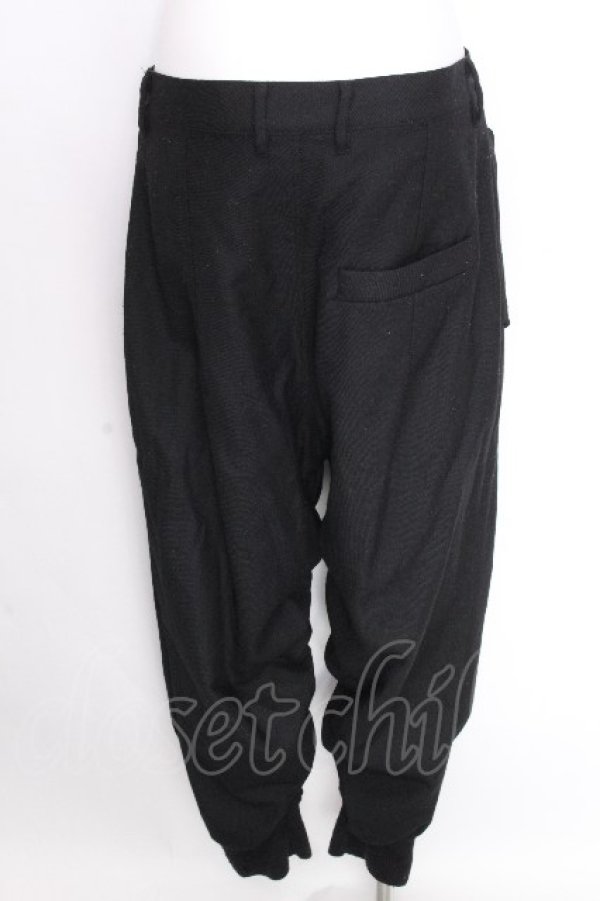 画像2: ヴィヴィアンウエストウッド MAN 中古 / ウールシャーリングパンツ 46 黒  S-26-09-06-056-pa-AS-ZS (2)