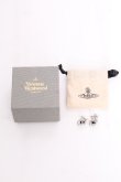 画像3: ヴィヴィアンウエストウッド 中古 / プチオーブピアス  シルバーｘ黒  S-26-09-06-012-ac-AS-ZS (3)