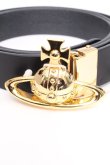 画像2: ヴィヴィアンウエストウッド 中古 / 3Dオーブベルト  黒ｘゴールド  S-26-09-06-020-gd-AS-ZS (2)