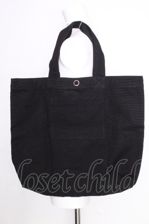 画像2: ANGLOMANIA 中古 / ロゴトートバッグ  黒  S-26-09-06-021-ba-HR-ZS (2)