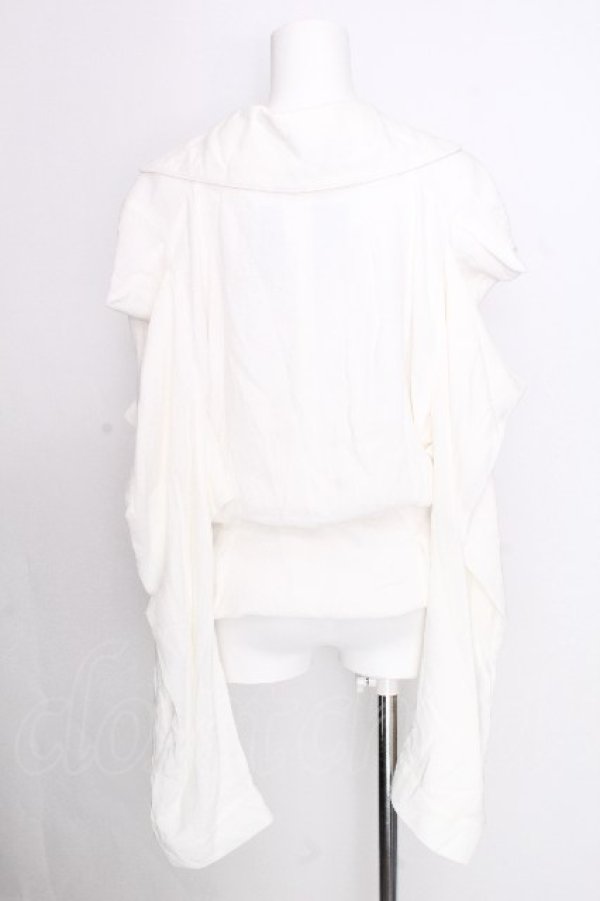 画像2: ヴィヴィアンウエストウッド 中古 / デビル袖ジャケット  白  S-26-09-06-026-jc-AS-ZS (2)