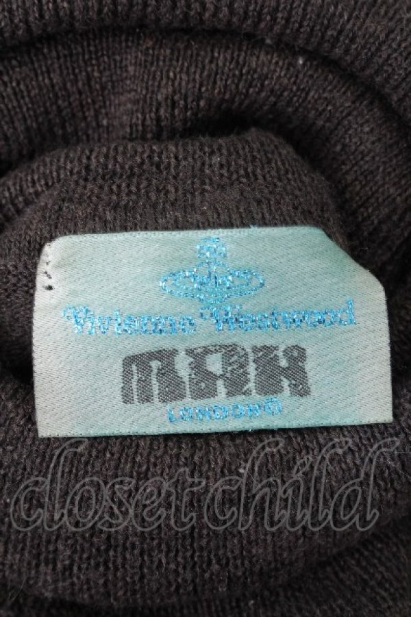 画像4: ヴィヴィアンウエストウッド MAN 中古 / カラーオーブ刺繍ニット  グレー  S-26-09-13-020-to-AS-ZS (4)
