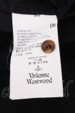 画像5: ヴィヴィアンウエストウッド 中古 / カラーオーブ刺繍高襟シャツ 50 黒  S-26-09-13-022-bl-AS-ZS (5)