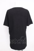 画像2: ANGLOMANIA 中古 / オーブ刺繍Tシャツ M 黒  S-26-09-13-024-ts-AS-ZS (2)
