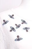 画像3: ヴィヴィアンウエストウッド 中古 / オーブ刺繍Tシャツ M オフ  S-26-09-13-003-ts-AS-ZS (3)