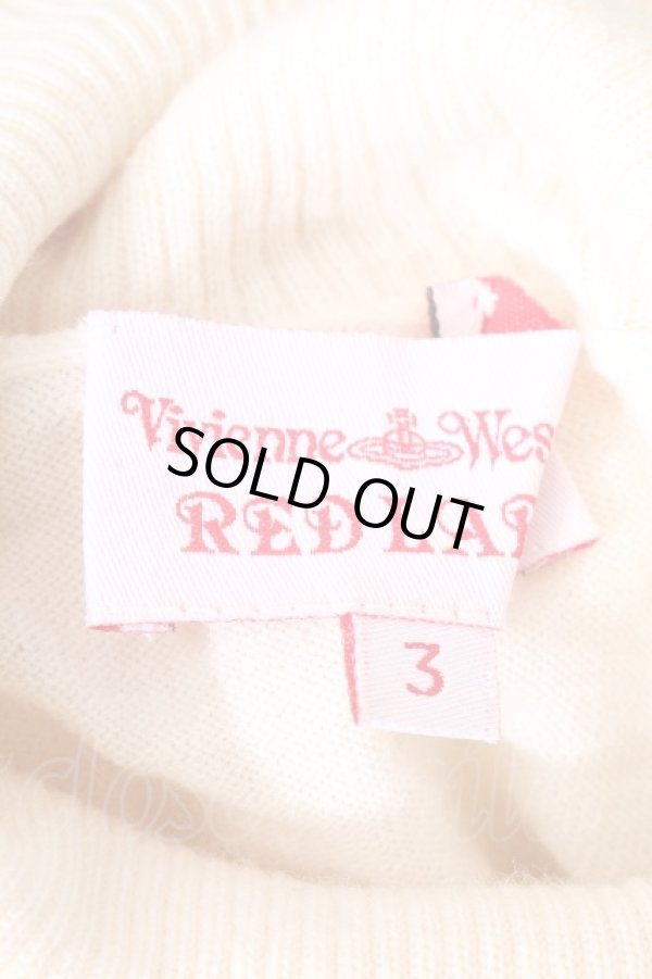 画像4: ヴィヴィアンウエストウッド 中古 / 単色オーブ刺繍ハイネックニットトップス 3 オフ  S-26-09-13-004-to-AS-ZS (4)
