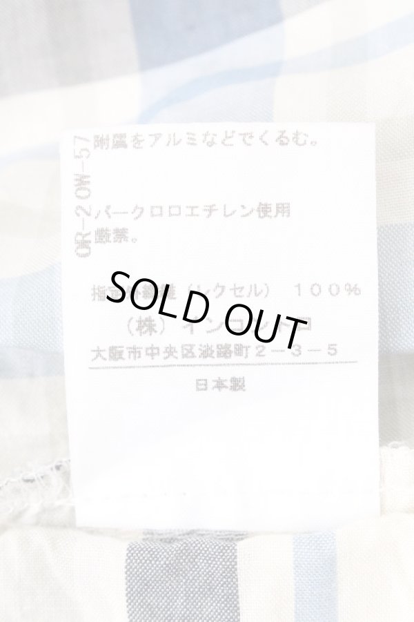 画像6: ヴィヴィアンウエストウッド 中古 / チェックスカート 3 ベージュｘブルー  S-26-09-13-041-sk-HR-ZS (6)