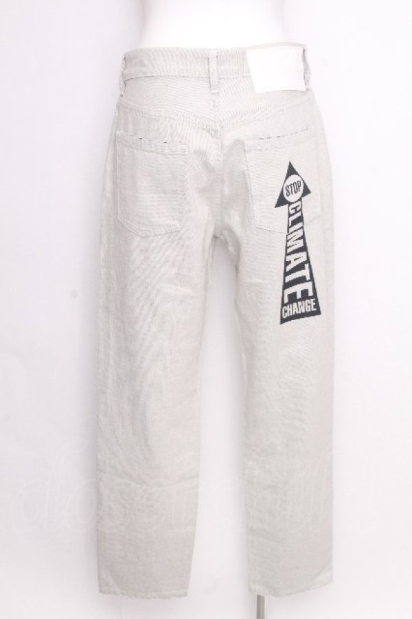 画像2: ヴィヴィアンウエストウッド 中古 / CLIMATE LEVOデニムパンツ 26 白  S-26-09-13-044-pa-AS-ZS (2)