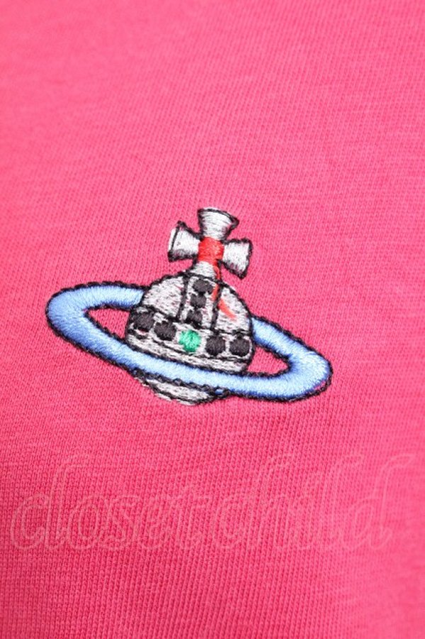 画像4: ヴィヴィアンウエストウッド MAN 中古 / オーブ刺繍Tシャツ XL ピンク  S-26-09-13-009-ts-AS-ZS (4)