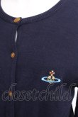 画像3: ヴィヴィアンウエストウッド 中古 / カラーオーブ刺繍カーディガン  紺  S-26-09-13-016-to-HR-ZS (3)