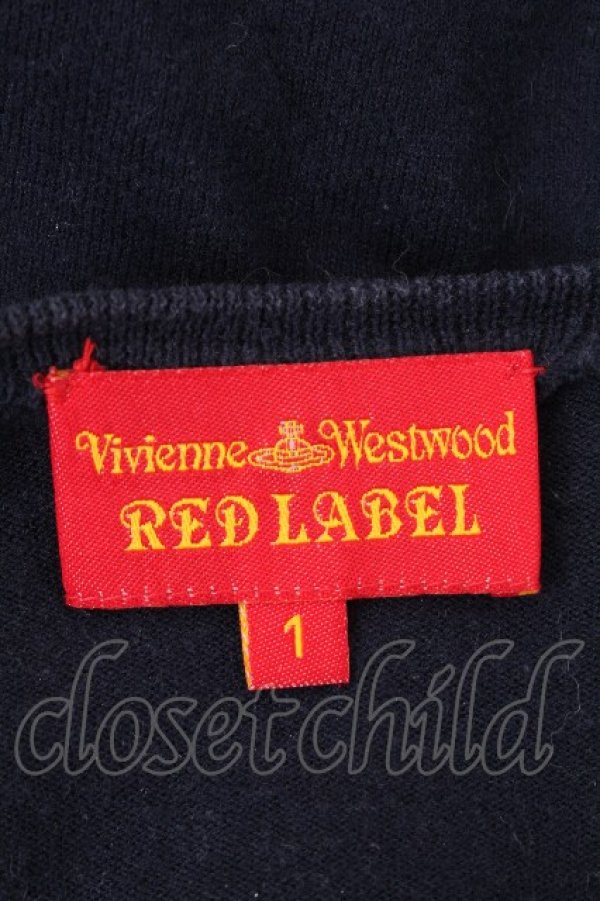 画像5: ヴィヴィアンウエストウッド 中古 / 単色オーブカーディガン 1 ネイビー  S-26-09-13-018-to-HR-ZS (5)