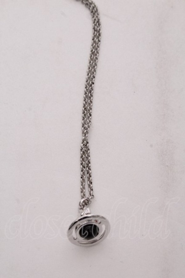 画像2: ヴィヴィアンウエストウッド 中古 / PETITE ORB PENDANT (new)  黒  S-26-09-20-048-nl-HR-ZS (2)
