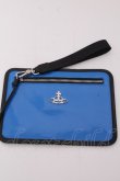 画像2: ヴィヴィアンウエストウッド 中古 / KITTENクラッチバッグ  ブルー  S-26-09-20-056-ba-AS-ZS (2)