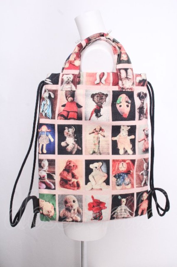 画像2: ヴィヴィアンウエストウッド 中古 / テディベアドローストリングバッグ  ピンク  S-26-09-20-060-ba-AS-ZS (2)
