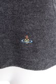 画像3: ヴィヴィアンウエストウッド 中古 / カラーオーブ刺繍ニット M グレー  S-26-10-04-023-ts-HR-ZS (3)