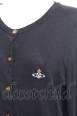 画像3: ヴィヴィアンウエストウッド 中古 / カラーオーブ刺繍カーディガン L 黒  S-26-10-04-026-to-AS-ZS (3)