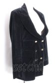 画像3: ヴィヴィアンウエストウッド 中古 / ベロアジャケット 42 黒  S-26-10-04-035-jc-HR-ZS (3)