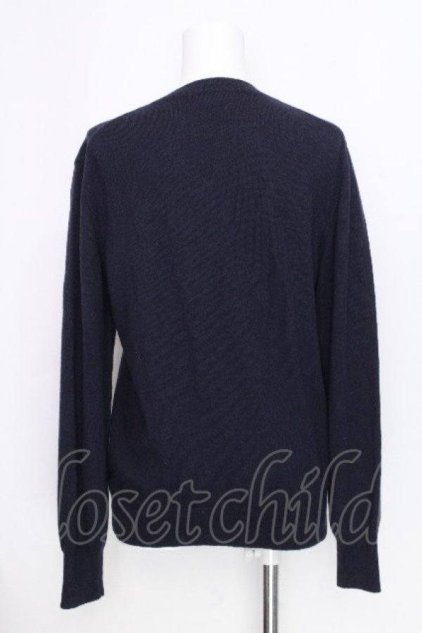 画像2: ヴィヴィアンウエストウッド 中古 / カラーオーブ刺繍ニット M 紺  S-26-10-04-007-ts-AS-ZS (2)