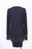 画像2: ヴィヴィアンウエストウッド 中古 / カラーオーブ刺繍ロングカーディガン S 紺  S-26-10-04-008-bl-AS-ZS (2)