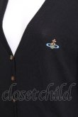 画像3: ヴィヴィアンウエストウッド 中古 / カラーオーブ刺繍カーディガン L 黒  S-26-10-04-009-to-AS-ZS (3)