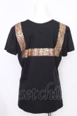 画像2: ヴィヴィアンウエストウッド 中古 / 額縁サラバストプリントTシャツ L 黒  S-26-10-04-010-bl-AS-ZS (2)