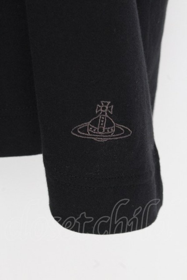画像4: ヴィヴィアンウエストウッド MAN 中古 / コットンラム半袖Tシャツ 48 黒  S-26-10-04-012-ts-AS-ZS (4)