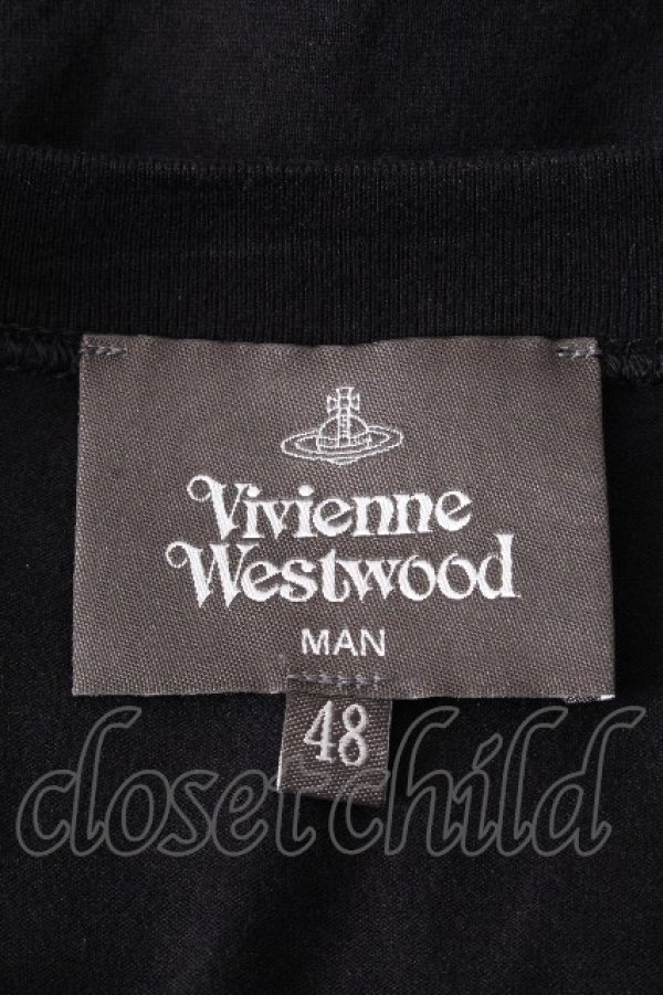 画像5: ヴィヴィアンウエストウッド MAN 中古 / ENDANGERED SPECIES OWL　Tシャツ 48 黒  S-26-10-04-013-to-AS-ZS (5)