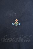 画像4: ヴィヴィアンウエストウッド 中古 / カラーオーブ刺繍ブラウス  II 紺  S-26-10-04-015-to-AS-ZS (4)
